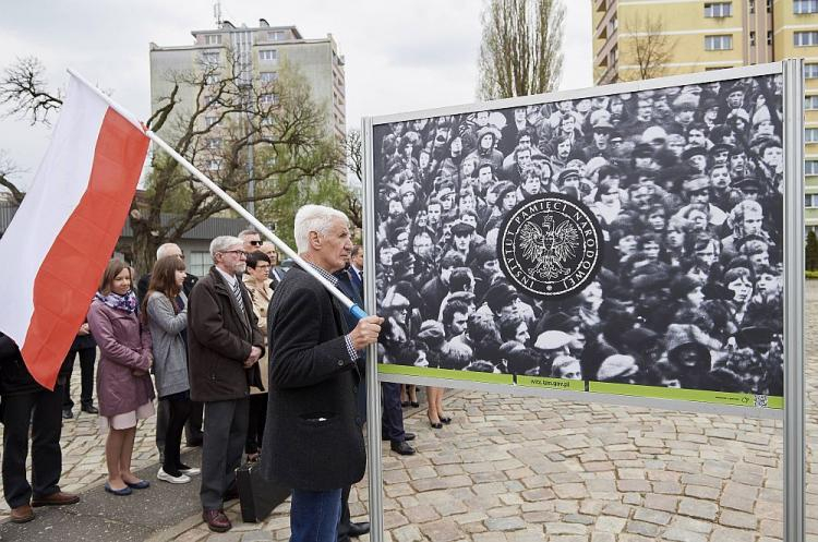 Obchody 40. rocznicy utworzenia WZZ w Gdańsku - otwarcie wystawy „Wolne Związki Zawodowe 1978–1980", zorganizowanej przez IPN. Fot. PAP/A. Warżawa