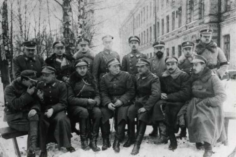 Szwadron 13. Pułku Ułanów Wileńskich w Grodnie w grudniu 1919. Źródło: Ośrodek KARTA