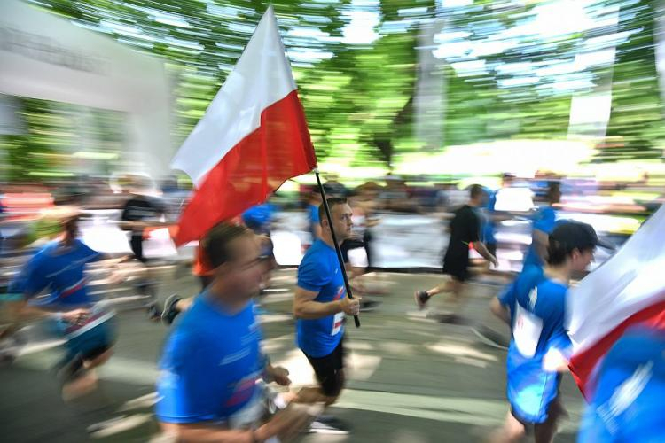 28. Bieg Konstytucji 3 Maja w Warszawie. Fot. PAP/B. Zborowski