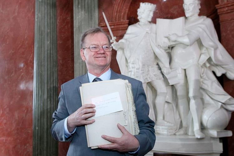 Prof. Tomasz Jasiński. 2012 r. Fot. PAP/M. Zakrzewski 