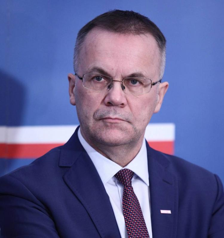 Wiceminister Kultury i Dziedzictwa Narodowego Jarosław Sellin. Fot. PAP/L. Szymański