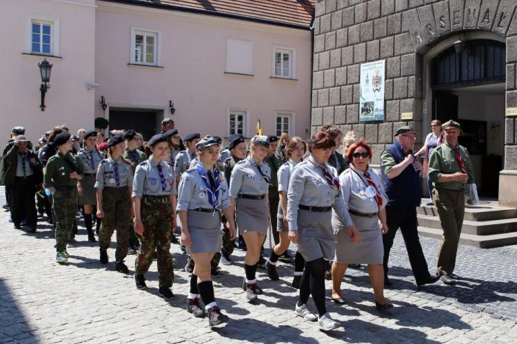 23. Pielgrzymka Związku Harcerstwa Polskiego na Jasna Górę. Fot. PAP/W. Deska