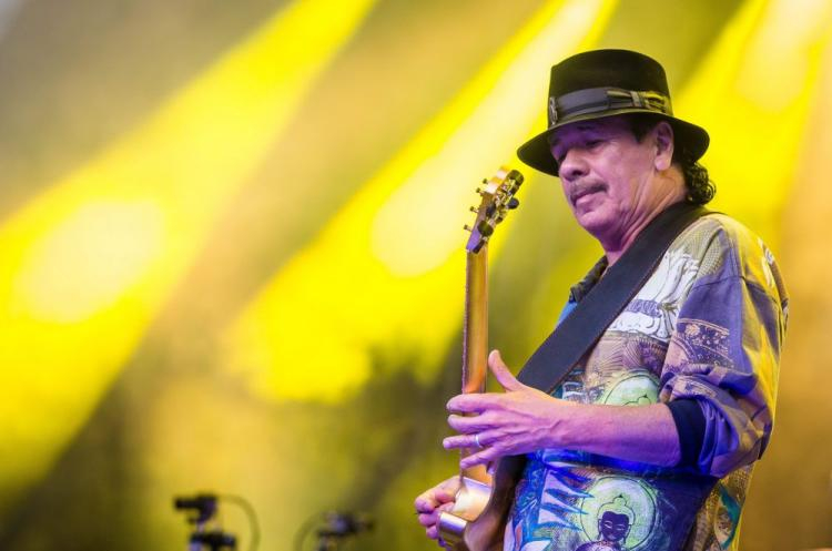 Carlos Santana. Fot. PAP/EPA