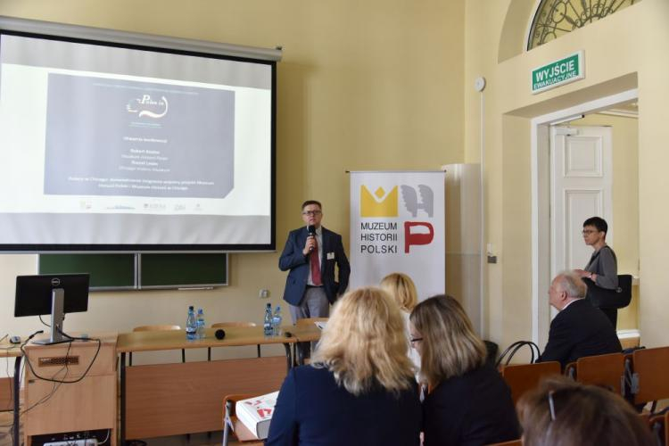 Dyrektor MHP Robert Kostro otwierający konferencję. Fot. MHP/Magdalena Wojciechowska