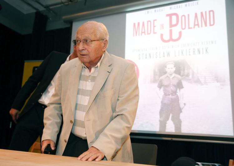 Stanisław Likiernik, podczas promocji książki "Made in Poland". Warszawa, 28.07.2014. Fot. PAP/T. Gzell