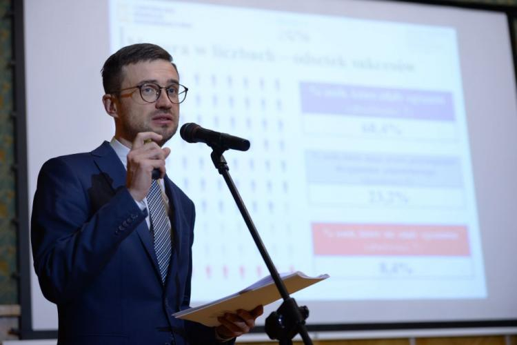 Dyrektor Centralnej Komisji Egzaminacyjnej Marcin Smolik. Fot. PAP/J. Turczyk