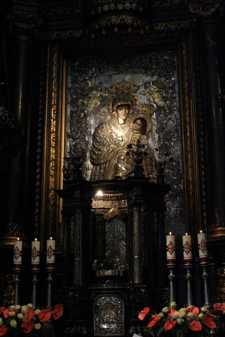 Obraz Matki Bożej Świętolipskiej w Świętej Lipce. Fot. PAP/M. Kaczyńska