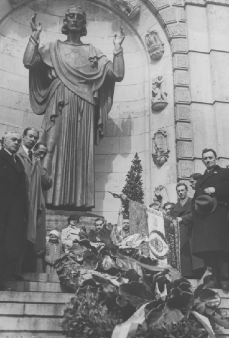 Pomnik wdzięczności w Poznaniu, 1937 r. Źródło: NAC