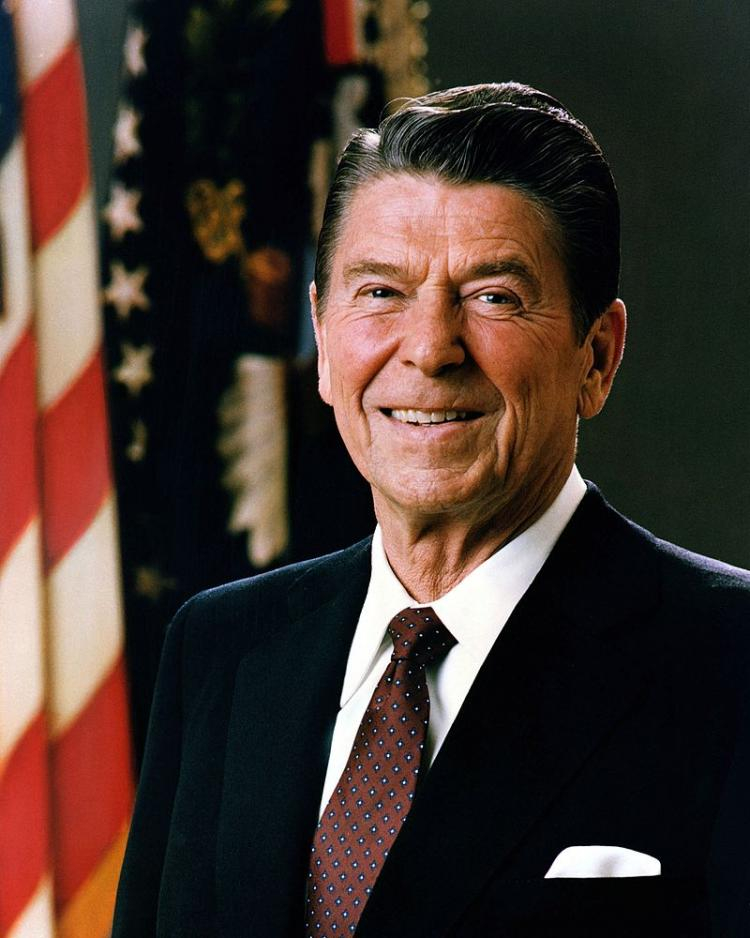 Ronald Reagan. Źródło: Wikimedia Commons