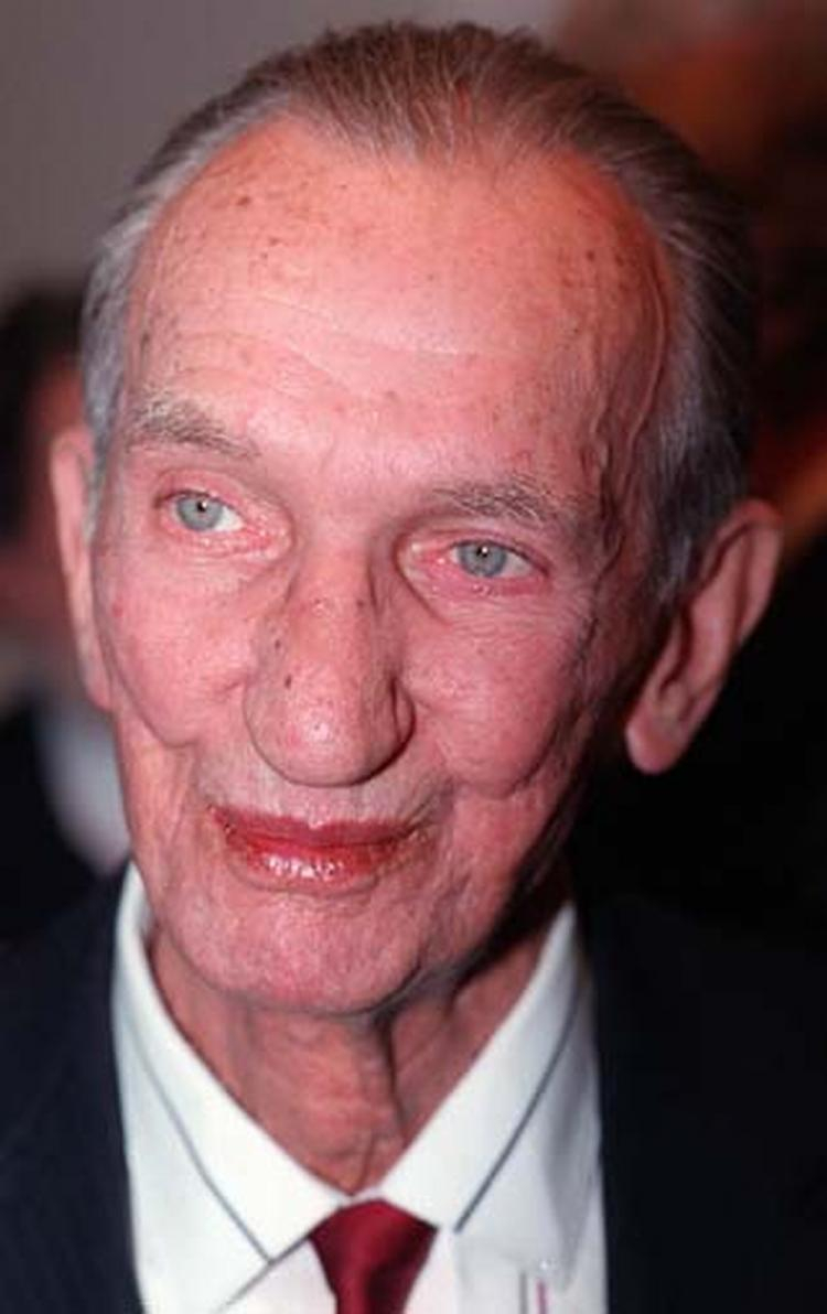 Jan Karski. Warszawa, 29.09.1999. Fot. PAP/A. Rybczyński