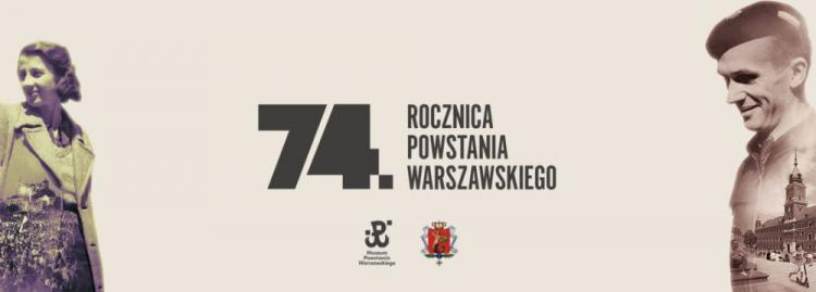 Obchody 74. rocznicy wybuchu Powstania Warszawskiego
