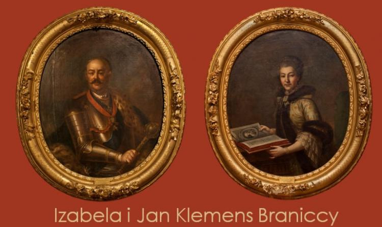 Jan Klemens i Izabela Braniccy. Źródło: Muzeum Podlaskie