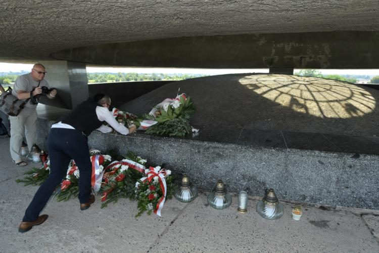 22.07.2018. Uroczystości upamiętniające 74. rocznicę likwidacji byłego niemieckiego nazistowskiego obozu koncentracyjnego na Majdanku. Fot. PAP/W. Pacewicz