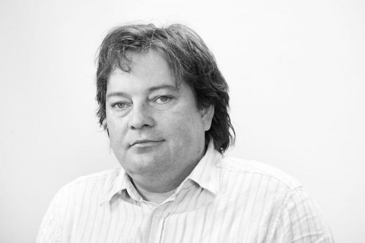 Igor Miecik - dziennikarz. Fot. PAP/M. Kaliński