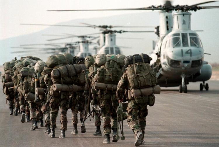 Pluton United States Marine Corps. Fot. PAP/EPA/T. Dubravec