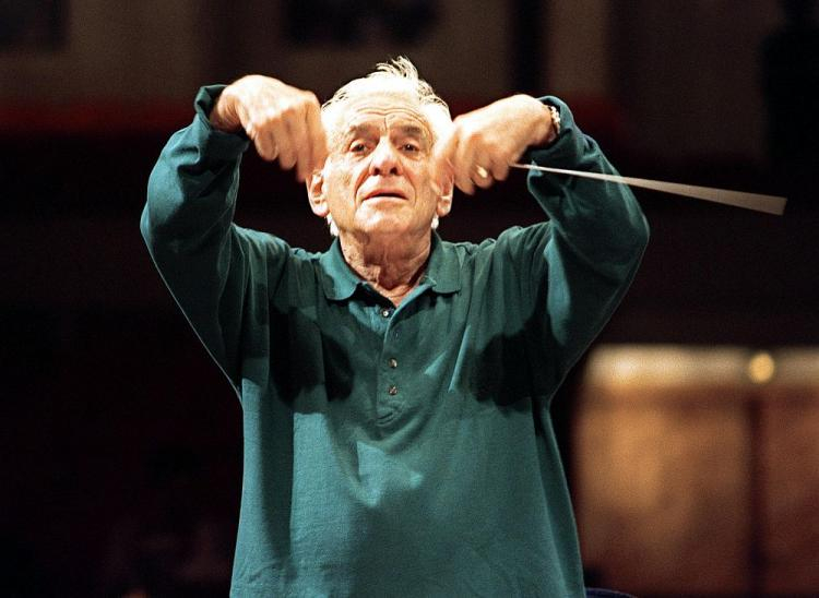 Leonard Bernstein. Fot. PAP/EPA/J. Skarzynski