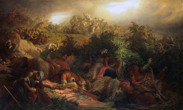 „Bitwa pod Mohaczem” - Bertalan Székely. Źródło: Wikimedia Commons