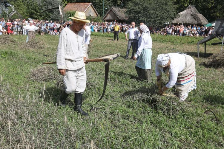 18. Podlaskie Święto Chleba w skansenie Muzeum Rolnictwa im. ks. Krzysztofa Kluka w Ciechanowcu. Fot. PAP/A. Reszko