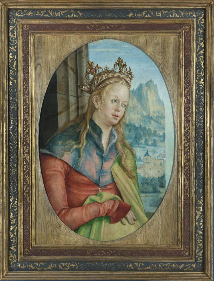 św. Katarzyna Aleksandryjska ok. 1511 r. Hans Suess von Kulmbach. Źródło: MNK