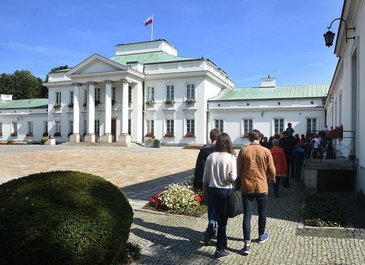 Belweder udostępniony zwiedzającym z okazji 25. Europejskich Dni Dziedzictwa. 2017 r. Fot. PAP/R. Pietruszka