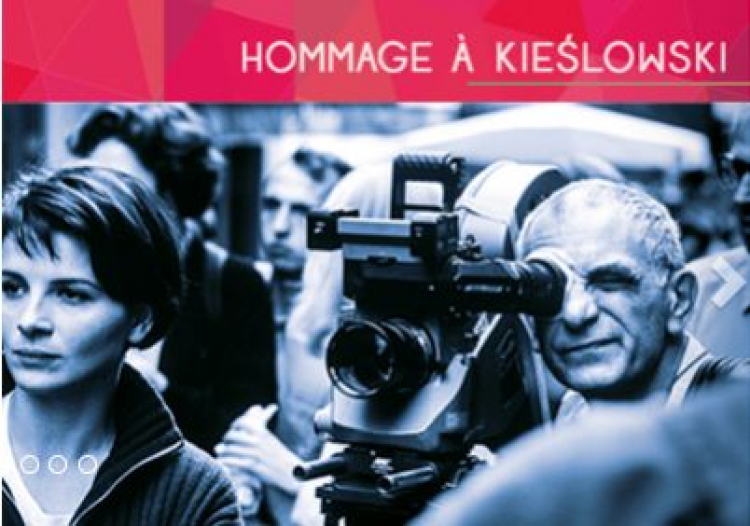 Plakat festiwalu Hommage à Kieślowski