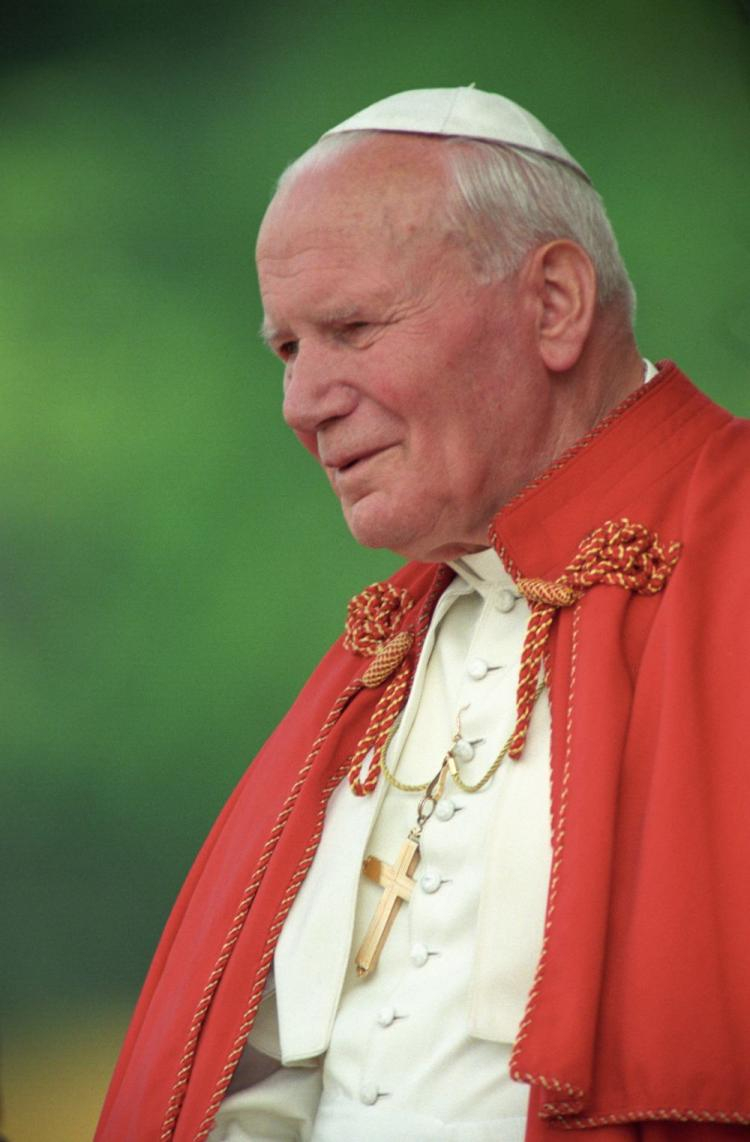 Papież Jan Paweł II, 1995. Fot. PAP/P. Kopczyński 