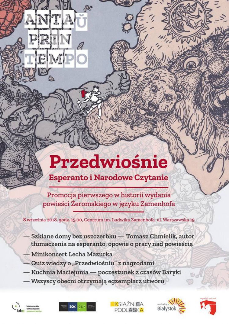 Narodowe Czytanie „Przedwiośnia” w Białymstoku w języku esperanto