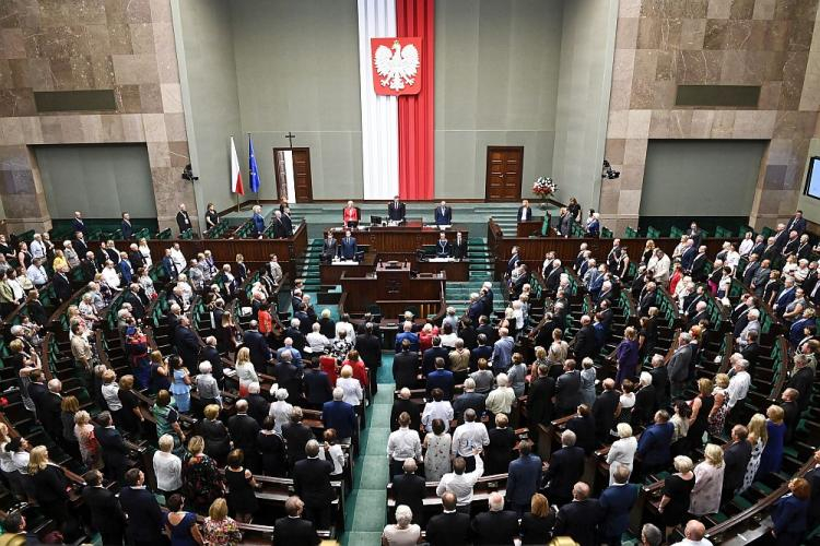 Sesja inauguracyjna V Światowego Zjazdu Polonii i Polaków z Zagranicy w gmachu Sejmu RP. Fot. PAP/J. Turczyk