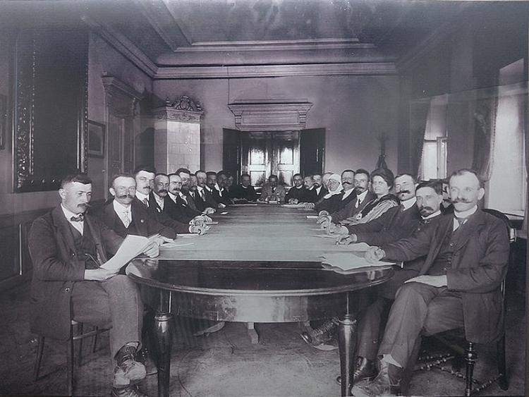Rada Narodowa Księstwa Cieszyńskiego - 1920 r. Źródło: Muzeum Śląska Cieszyńskiego,