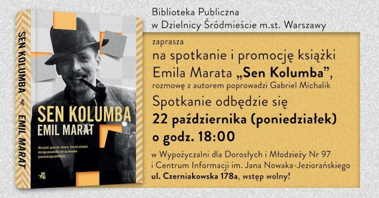 Spotkanie nt. książki Emila Marata „Sen Kolumba”