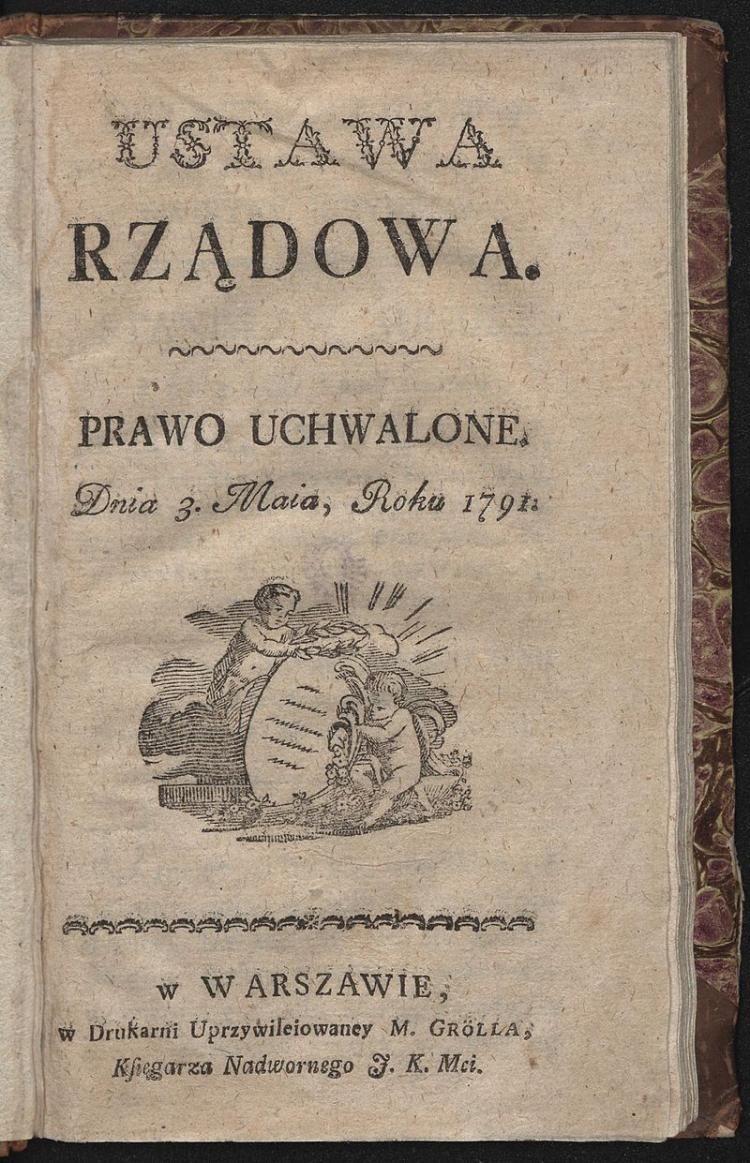 Konstytucja 3 maja. Źródło: Wikimedia Commons