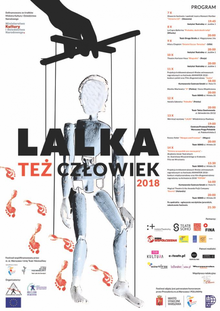 XIII Międzynarodowy Festiwal Teatru Lalek i Animacji Filmowych dla Dorosłych „Lalka też Człowiek”