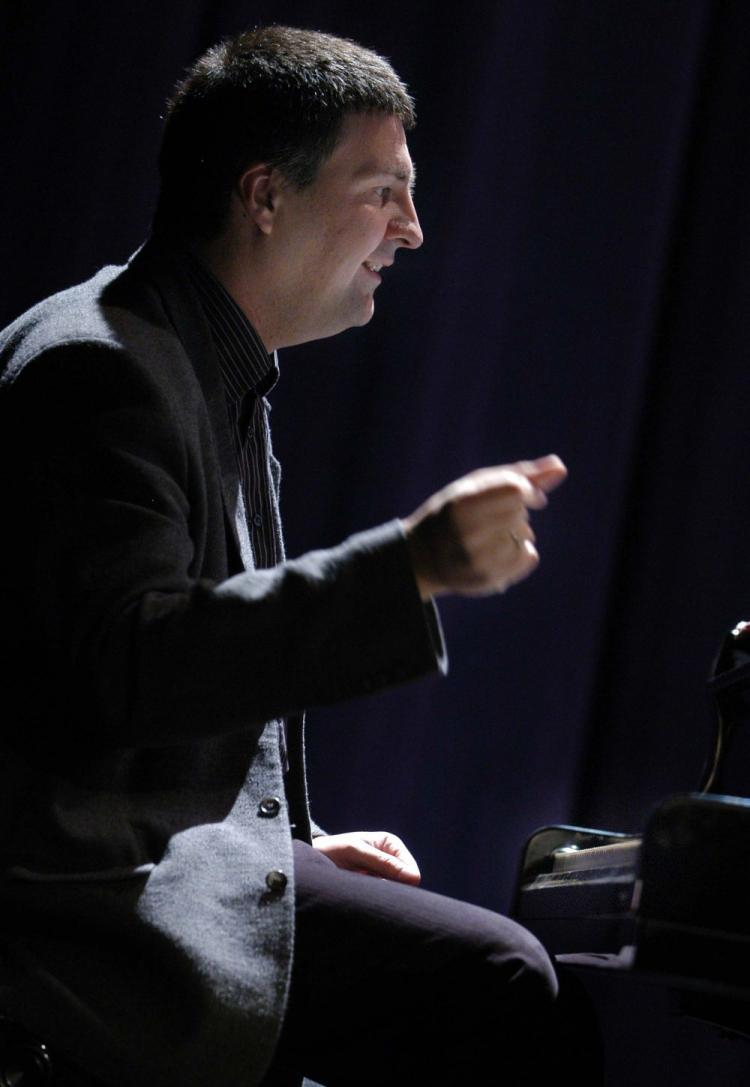 Pianista Kuba Stankiewicz - 45. festiwal JVC Jazz Jamboree. PAP/J. Turczyk