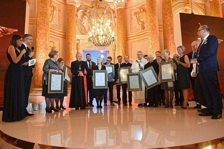 Uroczysta gala wręczenia nagród Totus Tuus na Zamku Królewskim. Warszawa, 13.10.2018. Fot. PAP/R. Pietruszka