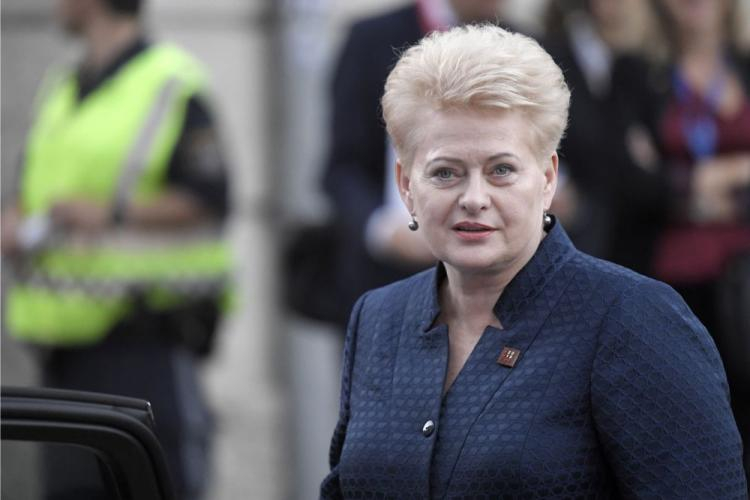 Dalia Grybauskaite. Fot. PAP/EPA