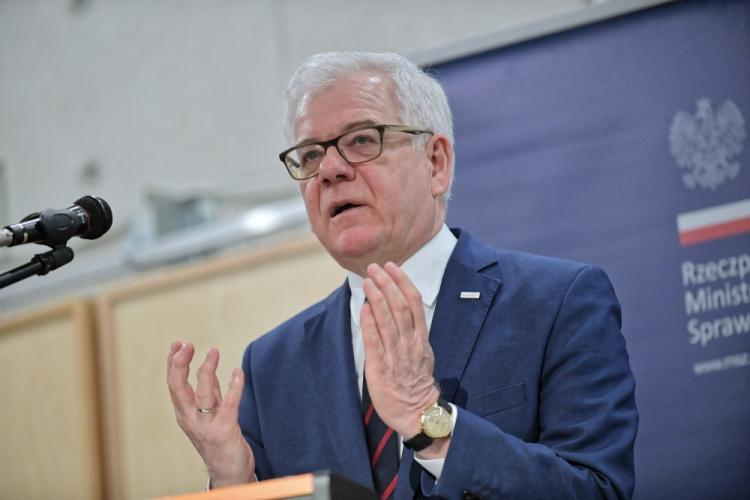 Minister spraw zagranicznych Jacek Czaputowicz. Fot. PAP/M. Obara