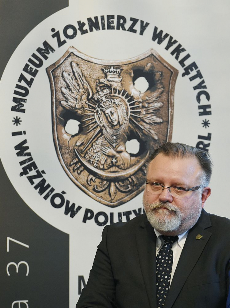 Dyrektor Muzeum Żołnierzy Wyklętych i Więźniów Politycznych PRL Jacek Pawłowicz. Fot. PAP/R. Pietruszka