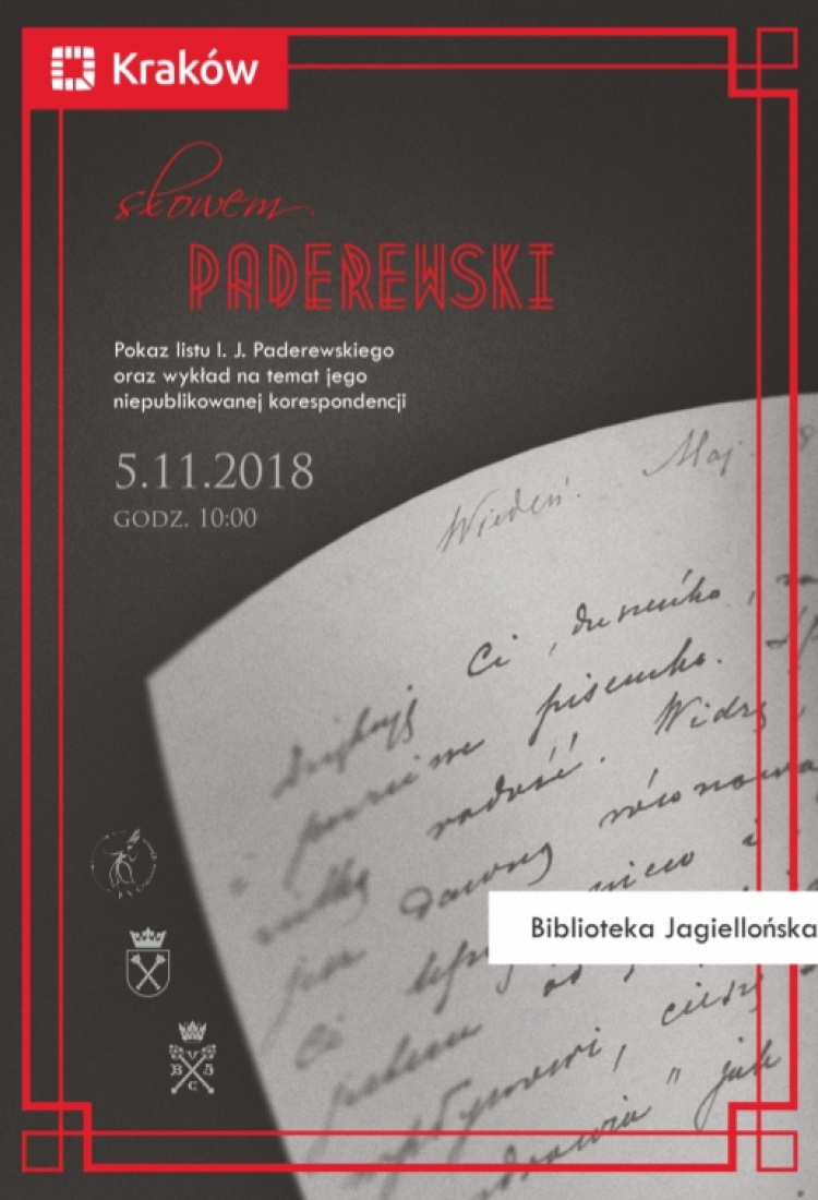 Pokaz listu I. J. Paderewskiego