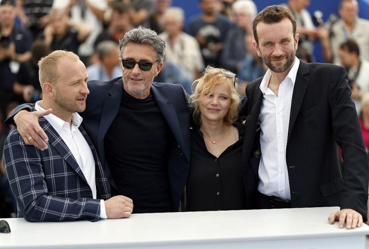 Od lewej: Borys Szyc, Paweł Pawlikowski, Joanna Kulig i Tomasz Kot. Fot. PAP/EPA