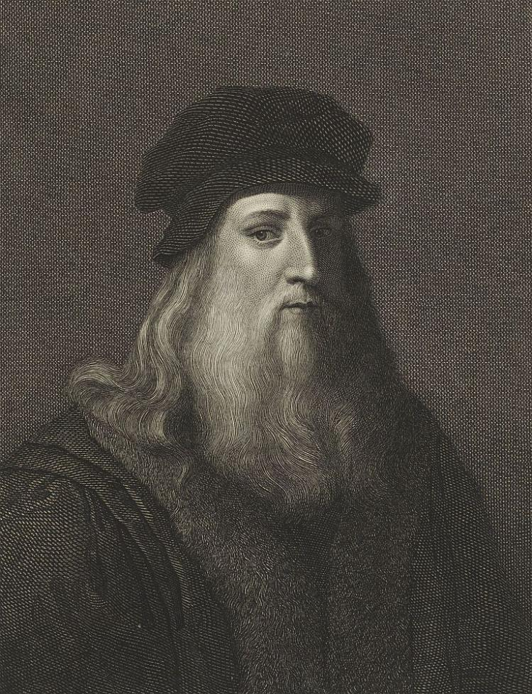 Leonardo da Vinci. Źródło: CBN Polona