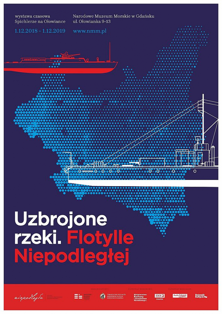 Wystawa "Uzbrojone rzeki. Flotylle Niepodległej" w Narodowym Muzeum Morskim w Gdańsku