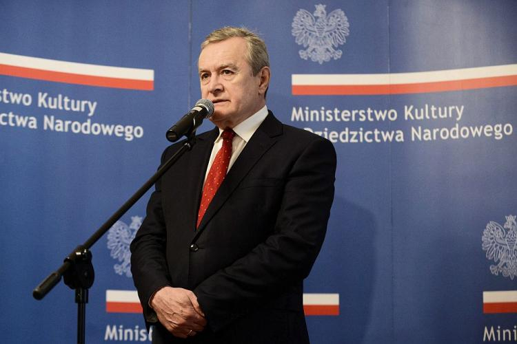 Wicepremier, minister kultury i dziedzictwa narodowego prof. Piotr Gliński. Fot. PAP/J. Kamiński