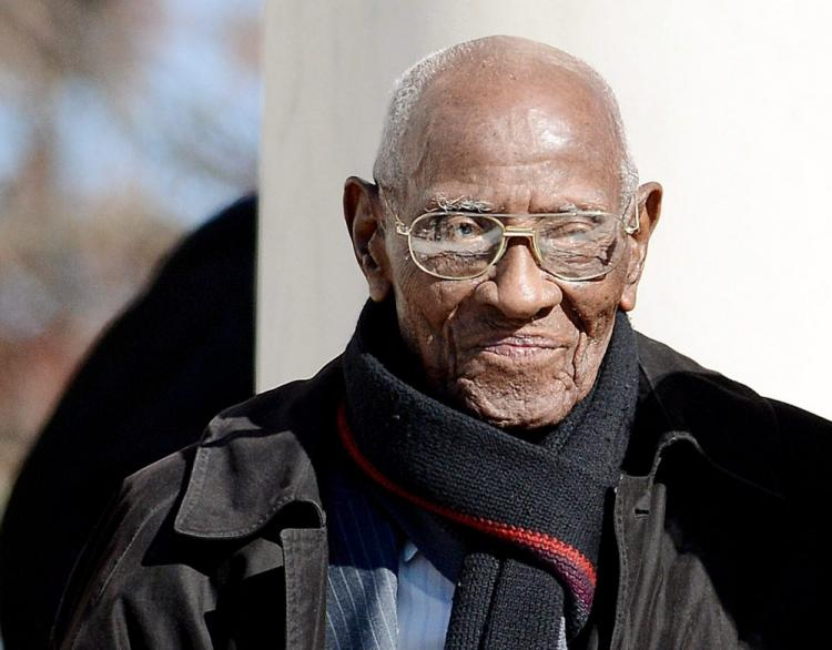 Richard Overton 2013 r. Fot. PAP/EPA