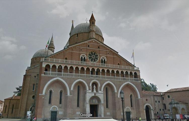 Bazylika św. Antoniego w Padwie. Źródło: Google Maps / Street View