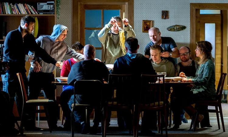 Próba spektaklu „Pod presją” w reżyserii Mai Kleczewskiej w Teatrze Śląskim w Katowicach. Fot. PAP/A. Grygiel 