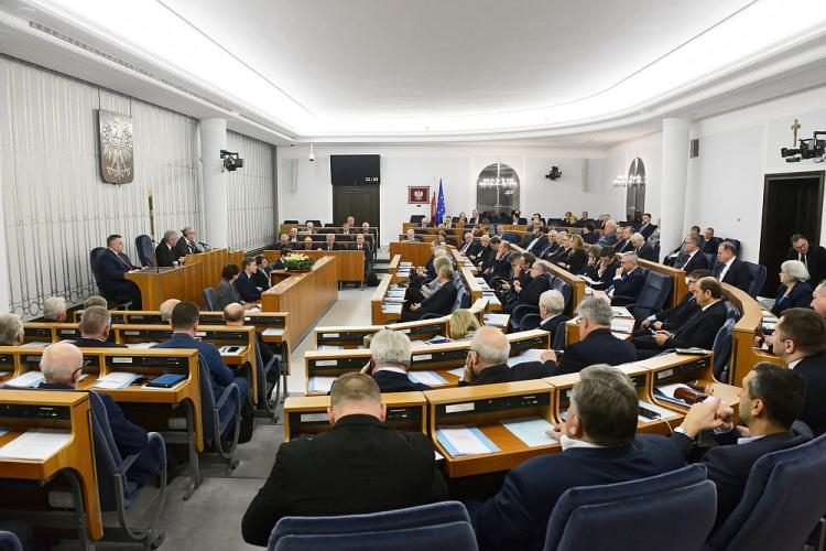 Posiedzenie Senatu. Fot. PAP/J. Kamiński