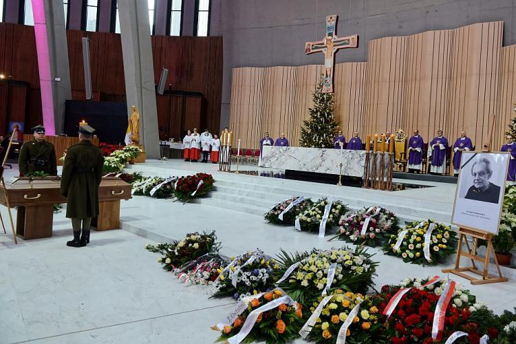 Uroczystości pogrzebowe prof. Ryszarda Peryta w Świątyni Opatrzności Bożej w Warszawie. Fot. PAP/J. Kamiński