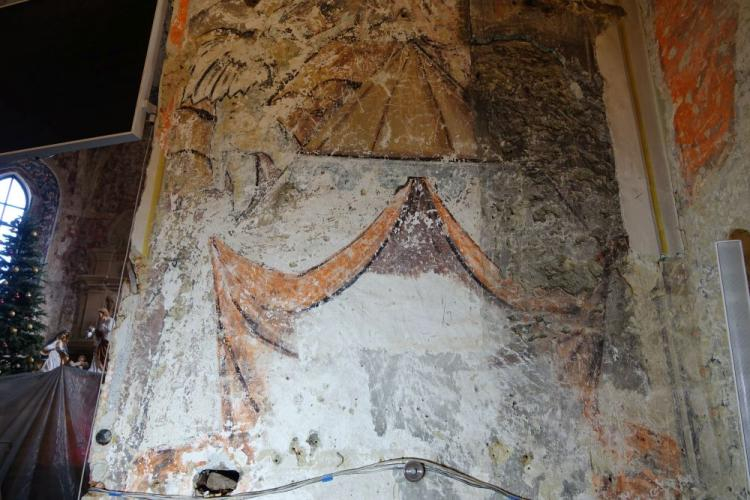 Późnorenesansowa polichromia w kościele w Bestwinie. Źródło: ks. Sz. Tracz