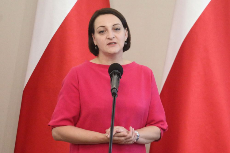 Wiceminister kultury i dziedzictwa narodowego, generalny konserwator zabytków Magdalena Gawin. Fot. PAP/P. Supernak