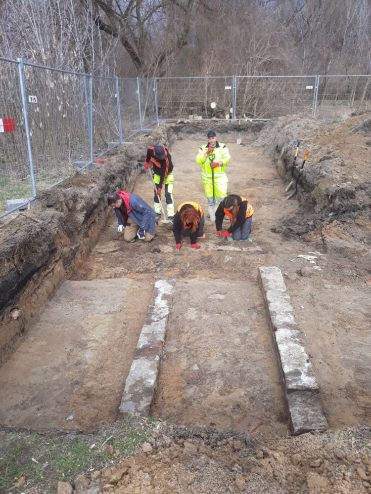 Prace archeologiczne przy ul. Rostafińskich w Warszawie. Źródło: IPN